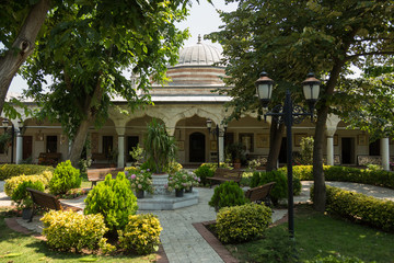 the medrese (school) of the 16th century Atik Valide mosque built by master architect Sinan,...