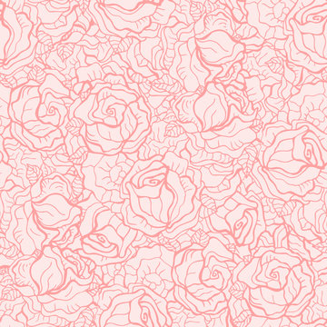 Seamless Roses Pattern
