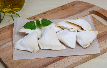 Raw potato dumplings