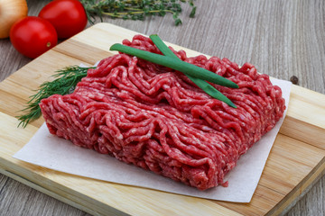Raw minced meat