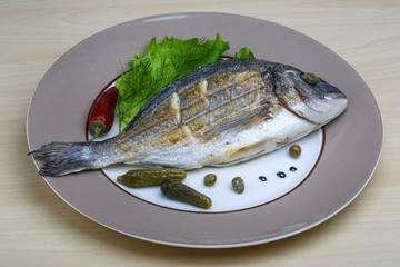 Grilled dorado