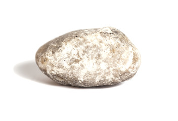 Granite stone isolated on white background