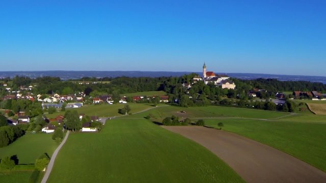 Germany, Bavaria, Upper Bavaria, Andechs Monastery in the Five Lakes Region