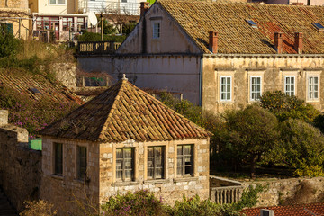 Fototapeta na wymiar old architecture of Dubrovnik. Croatia.