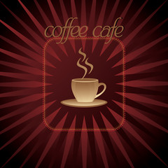 creative coffee cup concept vector illustration 