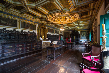 Brazil, Salvador, the sacristy of the church of the Third Order of St. Francisco