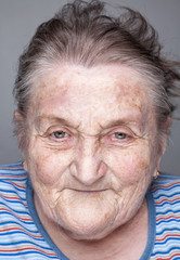 Portrait of an elderly woman