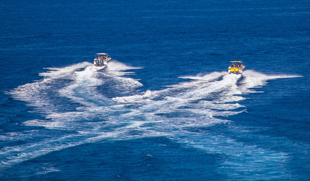 Ychts at Blue lagoon at Comino - Malta