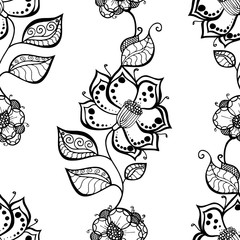 Fototapeta premium seamless heart background