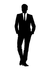 男性シルエット