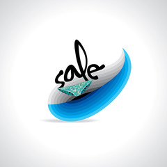 fashion sale concept vector illustration 