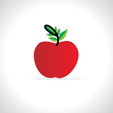 creative apple concept vector illustration 