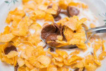 cereal in milk breakfast for health