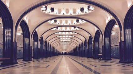 the metro in moscow