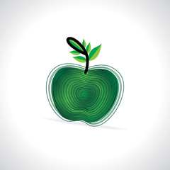 creative apple vector illustration 