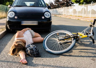 Unfall mit dem Fahrrad