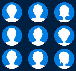 People icon set.