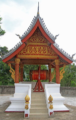 buddhist ritual drum in the temple