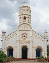 Fototapeta premium catholic cathedral in Savannakhet, Laos