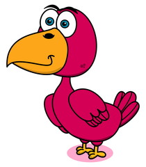 a raven smiling on profile