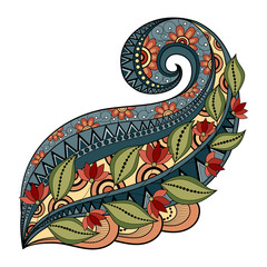 Vector Colored Floral Background