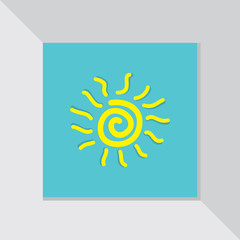 creative sun vector illustration 