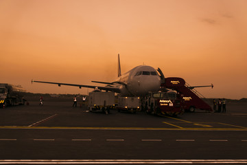 plane, airport, ship, land, dawn, business, vacation, on time, punctual, travel, vacation