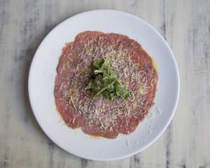carpaccio de ternera