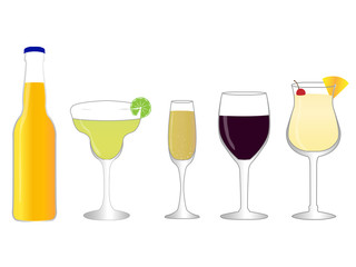 Isolated Drinks 2