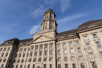Fototapeta na wymiar old stadthaus building in berlin germany