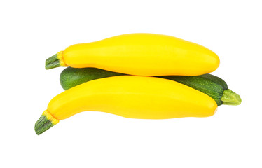 Vegetable marrow (zucchini), isolated on white background