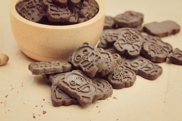 mini chocolate cookies