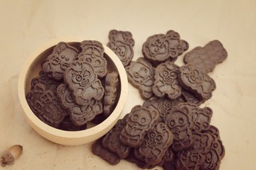 mini chocolate cookies