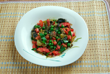 Israeli eggplant salad
