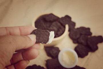 mini chocolate cookies