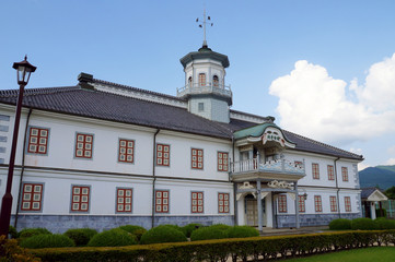 Kaichi elementary school, one of the oldest school building in Japan.
