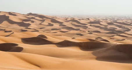 Papier Peint photo Sécheresse Dunes de sable dans le désert de Dubaï