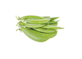 peas isolated on white background