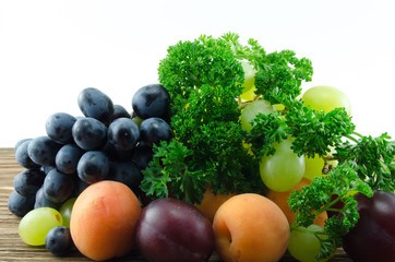 Fruits on the dining table