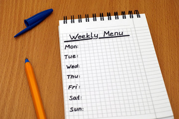 Weekly Menu