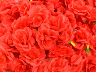 red rose artificial flower