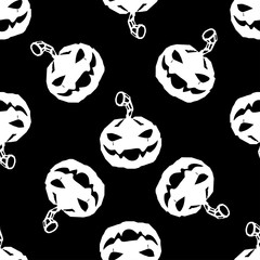 seamless pattern with pumpkin