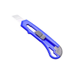 Obraz premium A box cutter isolated against a white background