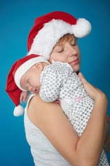 young mother with her sweet baby