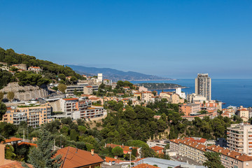 Panoramic view of Monte Carlo, Monaco