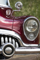 Front detail of a vintage car © FotoKachna