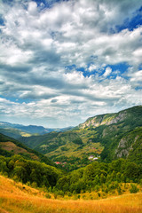 landscape in Transylvania