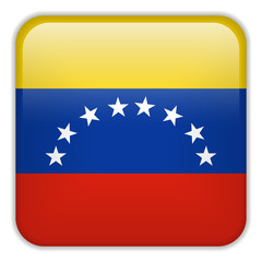 Venezuela Flag Smartphone Application Square Buttons