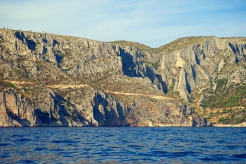 Coast of Hvar island in Croatia