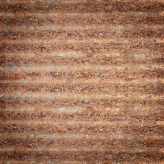 Rusted galvanized iron plate